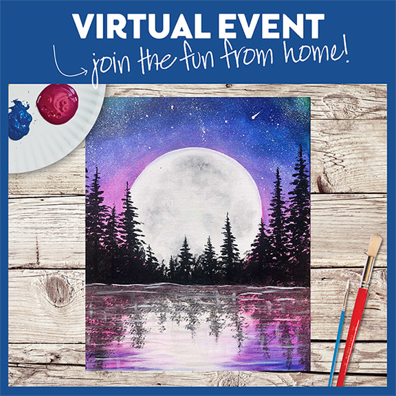 LIVE INTERACTIVE VIRTUAL CLASS - ART KIT INCLUDED (HAVE SUPPLIES? THEN IT'S ONLY $15!)